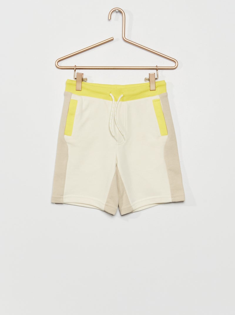 Short sportswear moltoné BLANC - Kiabi
