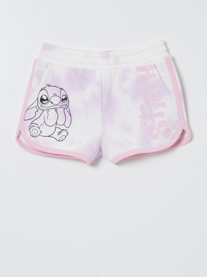 Short 'Stitch' tie and dye Violet - Kiabi
