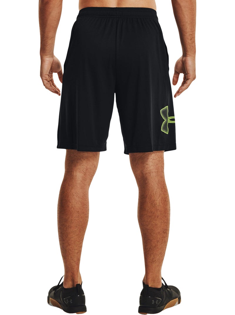 Short style graphique tech - sous armure Noir - Kiabi