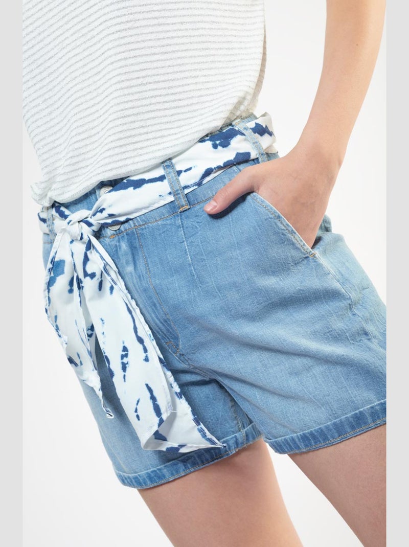 Short SYDNEY en jeans 'Le Temps Des Cerises' Bleu - Kiabi