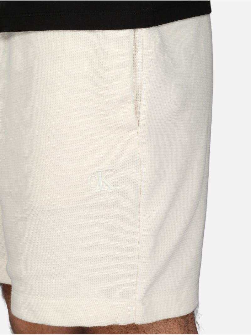 Short taille élastique - Calvin Klein Beige - Kiabi