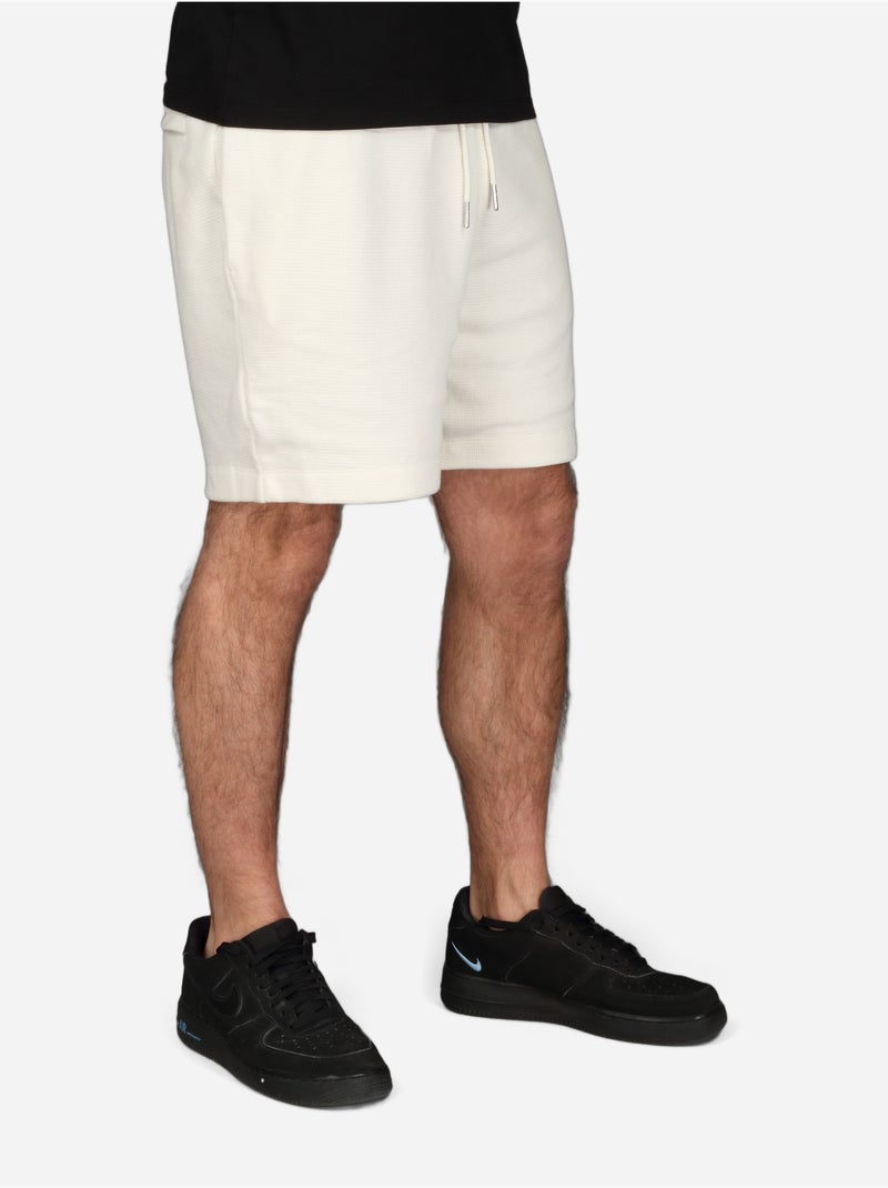 Short taille élastique - Calvin Klein Beige - Kiabi