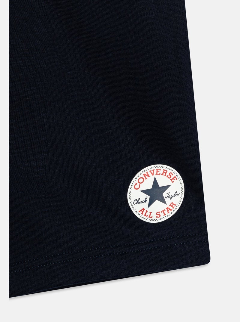 Short taille élastique - Converse Bleu foncé - Kiabi