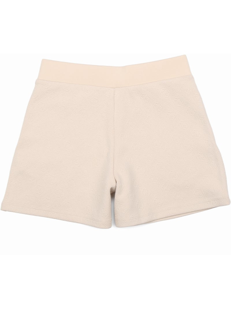 Short taille élastique - Guess kids Beige - Kiabi