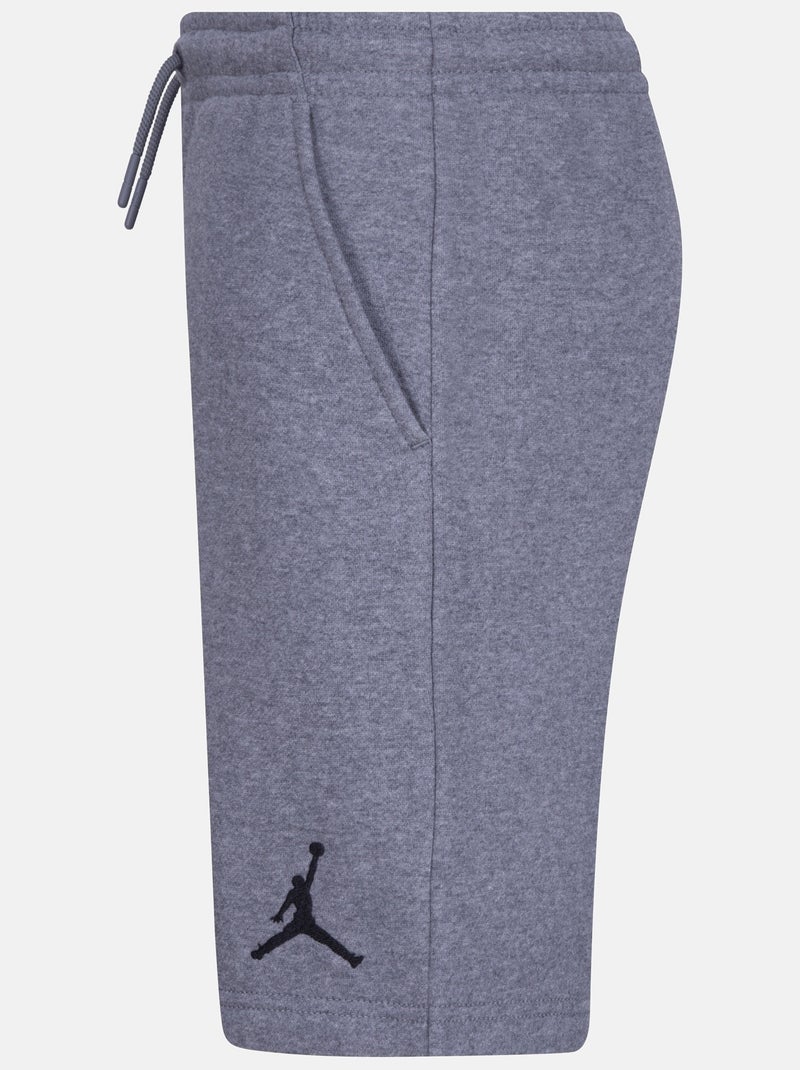 Short taille élastique - Jordan Gris - Kiabi