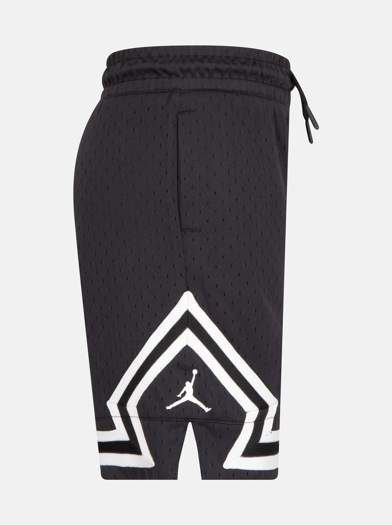 Short taille élastique - Jordan Noir - Kiabi