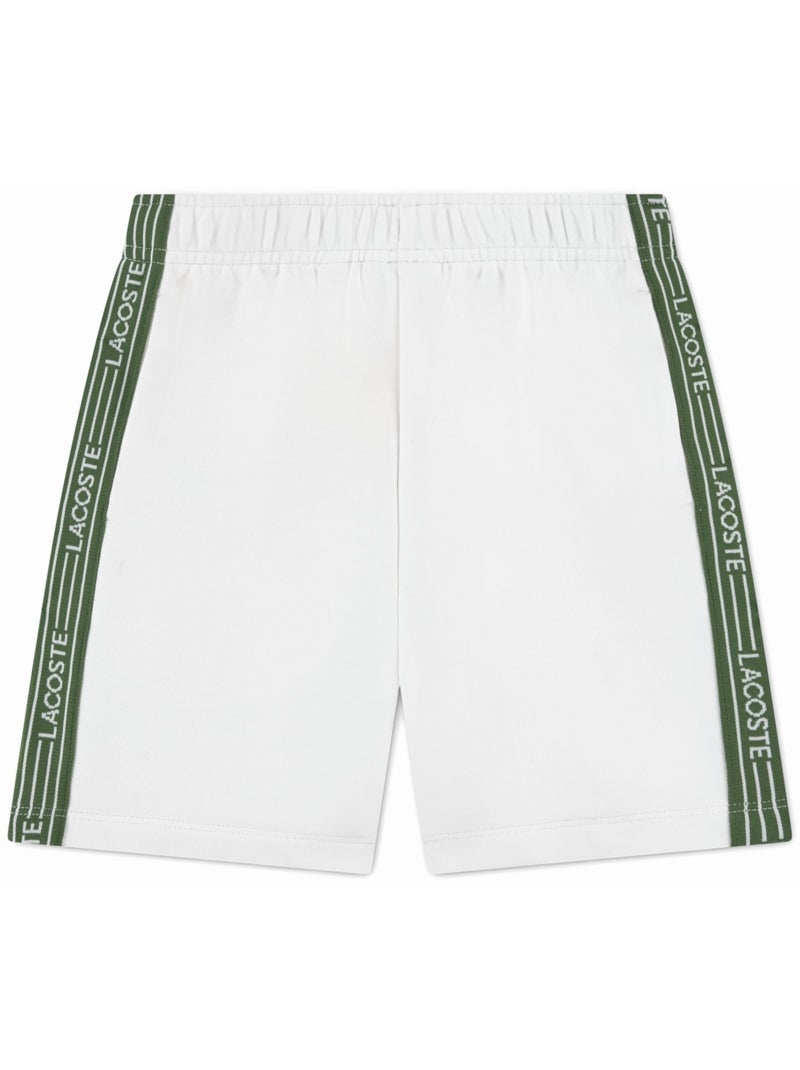 Short taille élastique - Lacoste Blanc - Kiabi