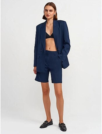 Short taille haute à ceinture et jambe large dilvin