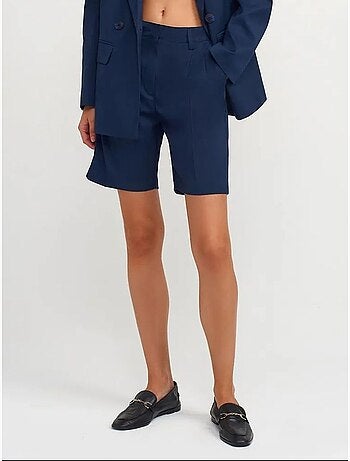 Short taille haute à ceinture et jambe large dilvin
