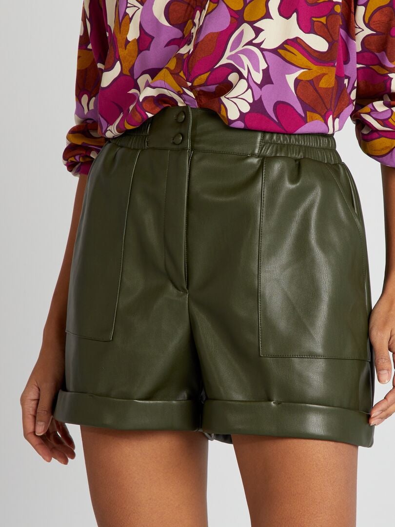 Pantalon Transparent En Fleuri Abstrait Rose À Taille Haute | Ensembles