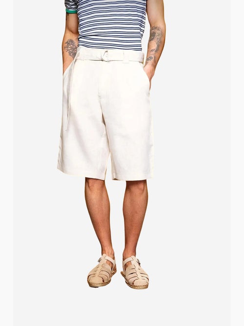 Short taille haute ceinturé en lin giesto - Kiabi Short taille haute ceinturé en lin giesto - Kiabi