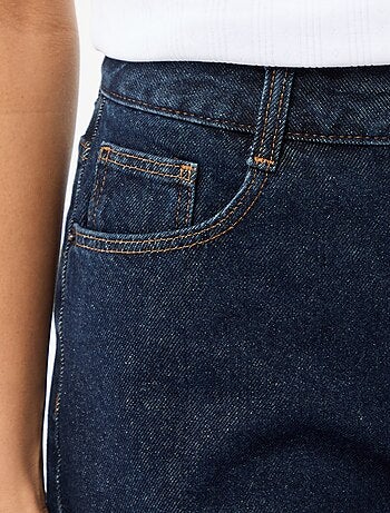 Short taille haute en jean