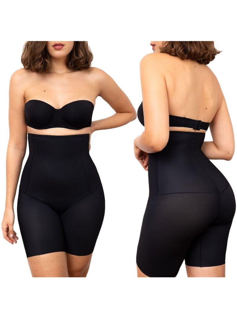 Short Taille Haute Gainant Lot De 2 | Gerard Pasquier Noir Beige - Kiabi