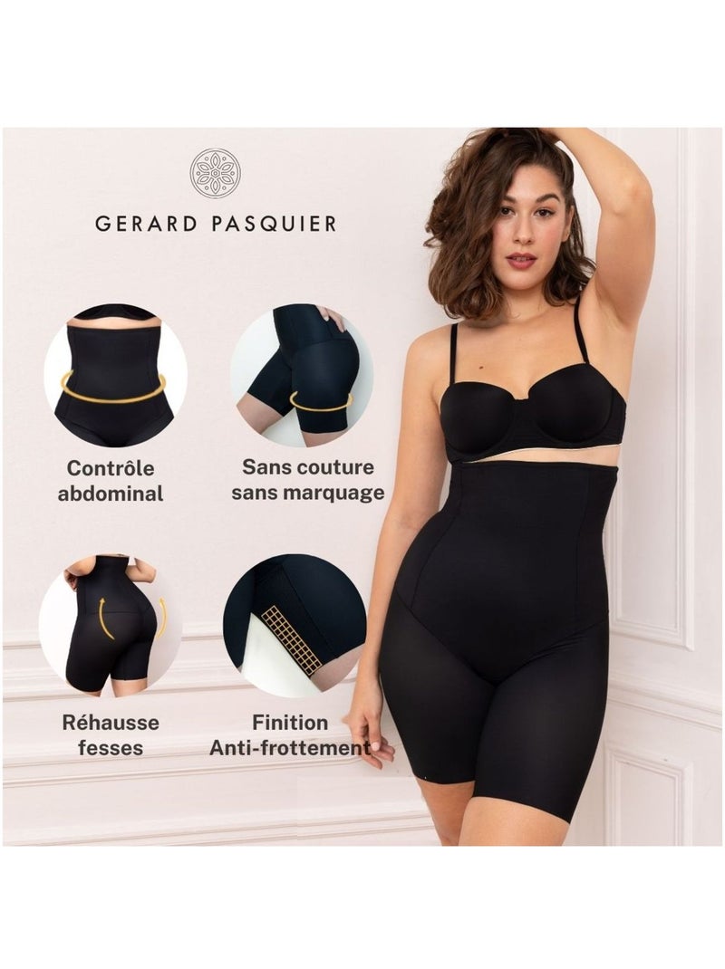 Short Taille Haute Gainant Lot De 2 | Gerard Pasquier Noir Beige - Kiabi