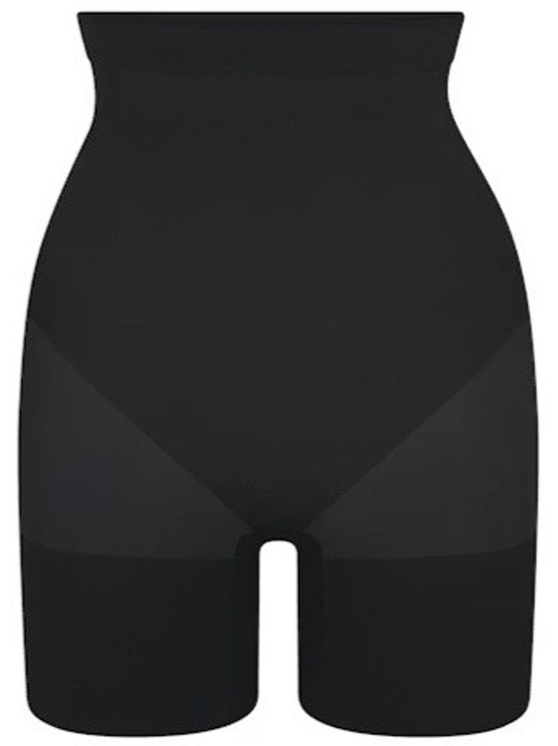 Short taille haute mi-cuisse hiccup Noir - Kiabi