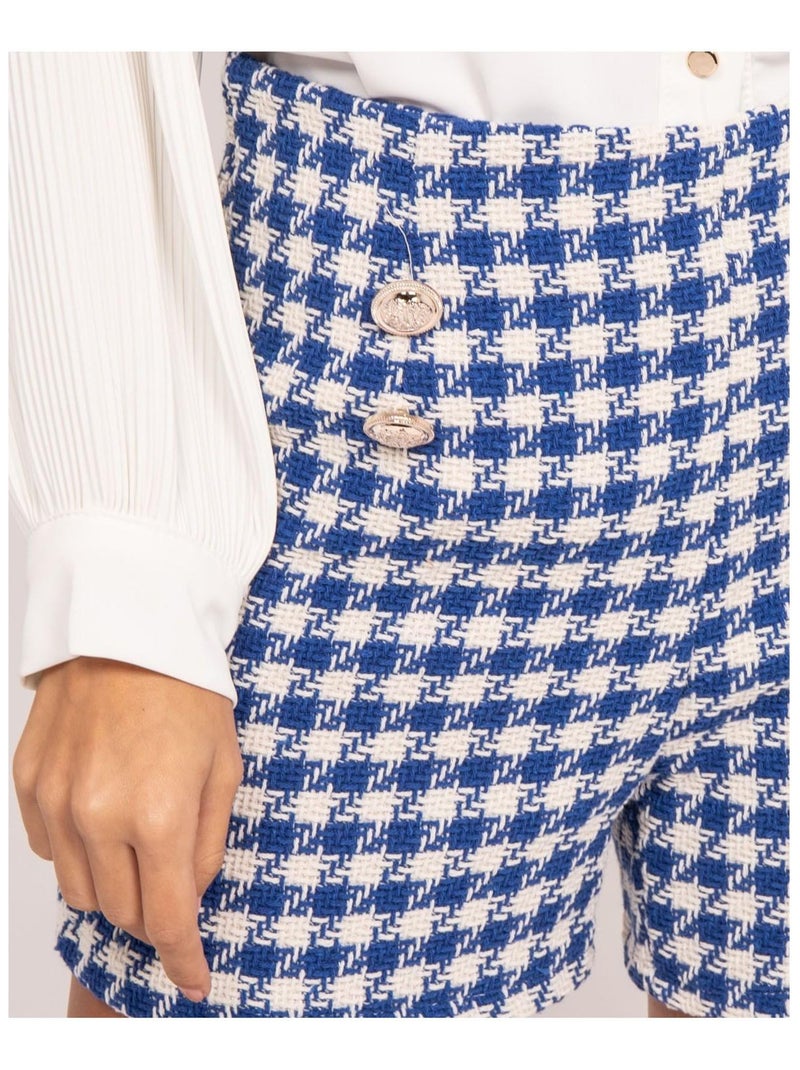 Short taille haute motifs XUEL Bleu - Kiabi