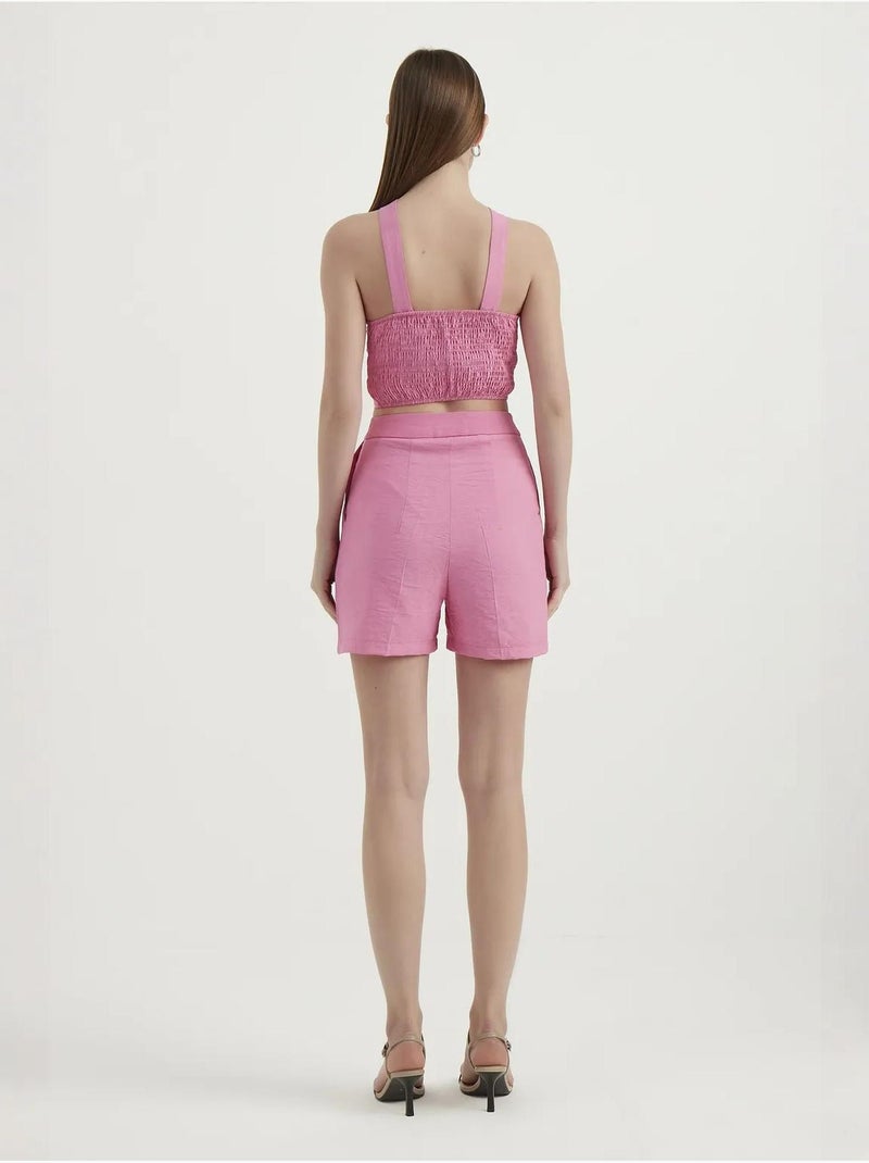 Short taille haute Rose - Kiabi