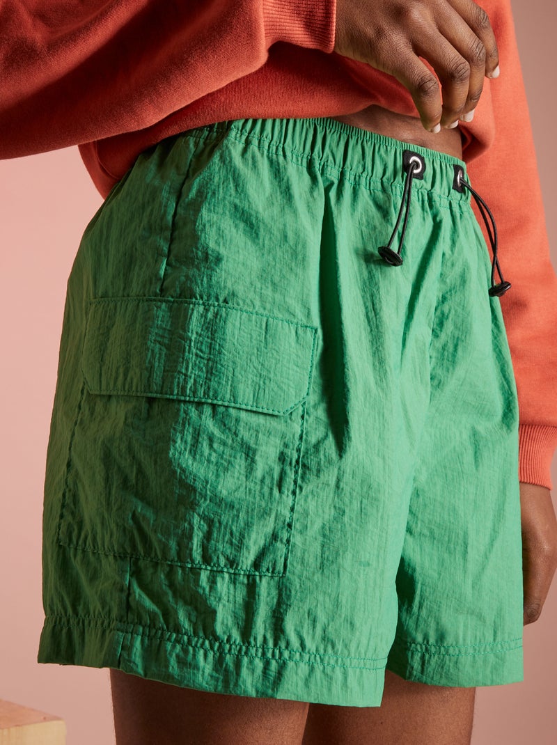 Pantalon bootcut taille haute vert foncé femme | Bréal