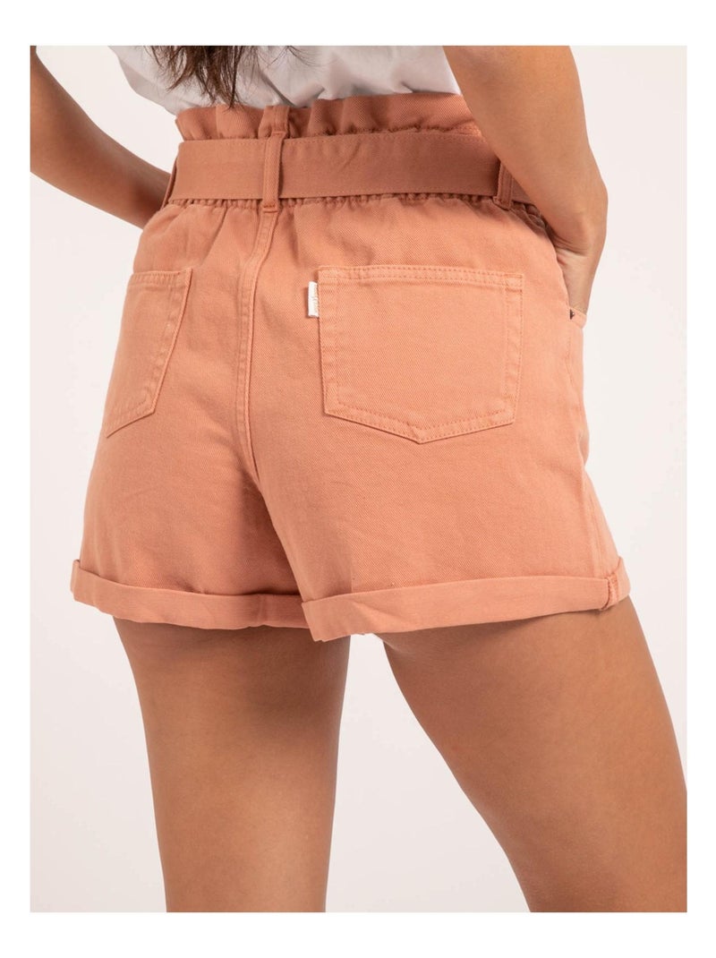 Short taille haute XAPER Orange - Kiabi
