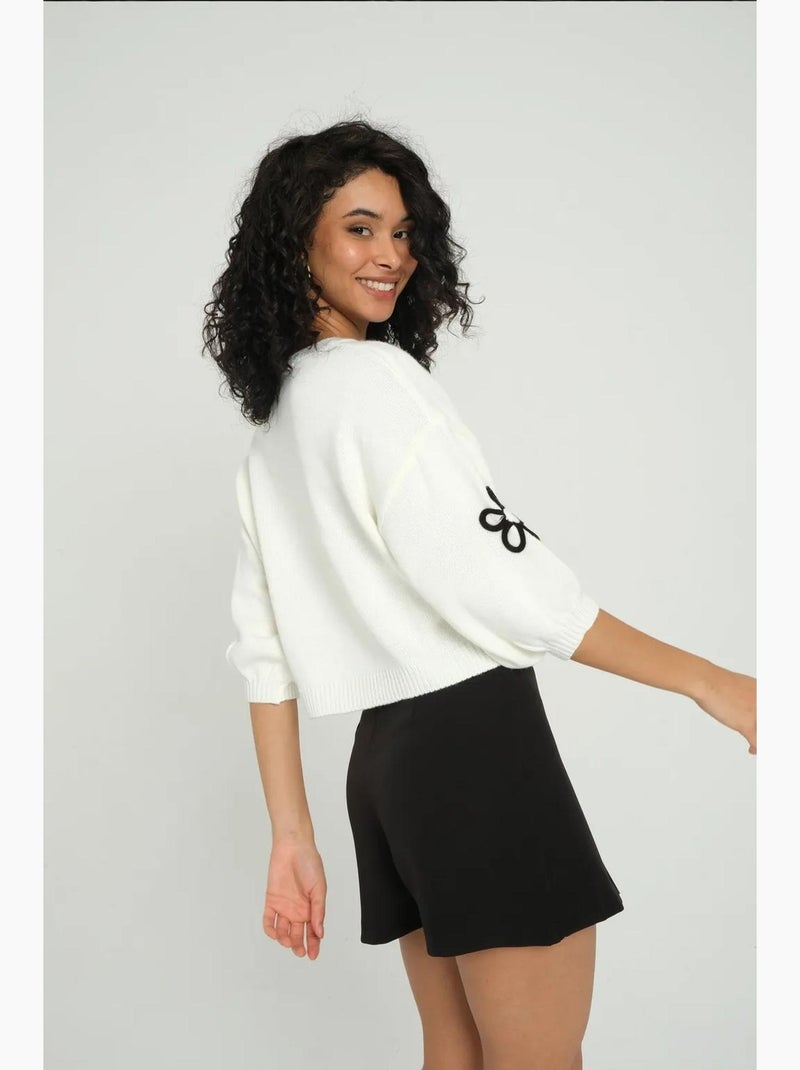 Short taille mi-haute hiccup Noir - Kiabi