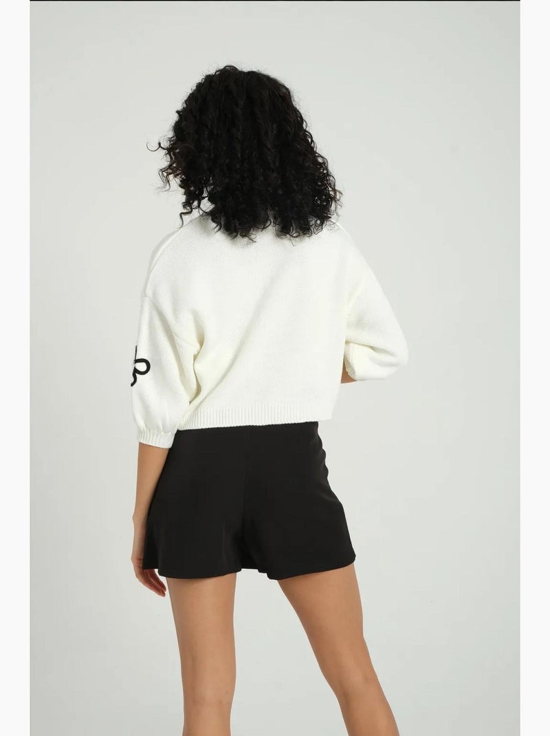 Short taille mi-haute hiccup Noir - Kiabi
