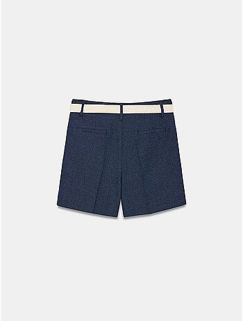 Short tailleur à taille haute et ceinture dilvin