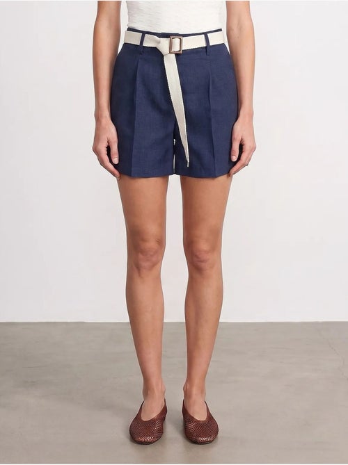 Short tailleur à taille haute et ceinture dilvin - Kiabi Short tailleur à taille haute et ceinture dilvin - Kiabi