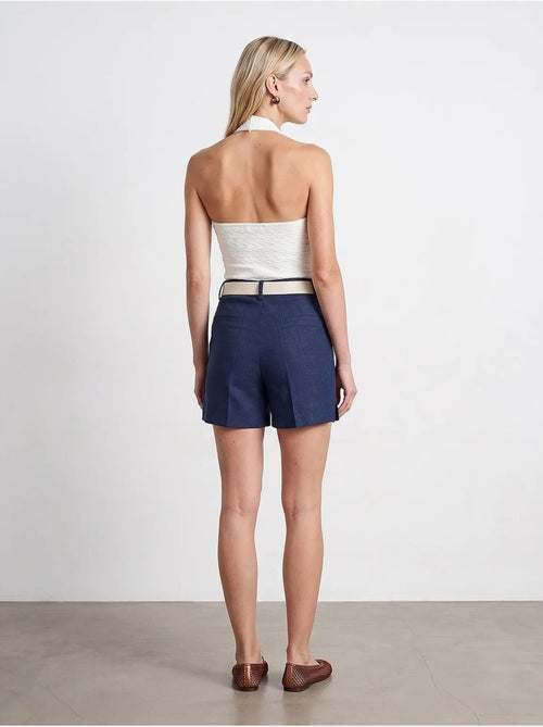 Short tailleur à taille haute et ceinture dilvin - Kiabi Short tailleur à taille haute et ceinture dilvin - Kiabi