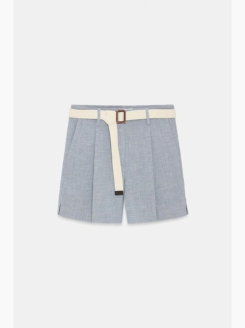 Short tailleur à taille haute et ceinture dilvin - Kiabi