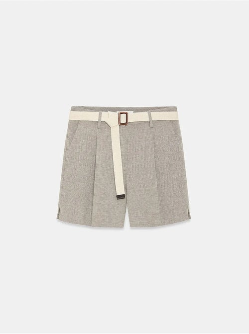 Short tailleur à taille haute et ceinture dilvin - Kiabi