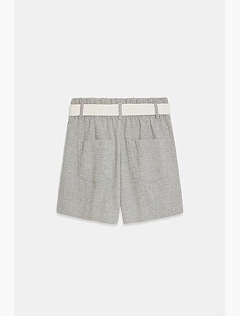 Short tailleur à taille haute et jambe large dilvin