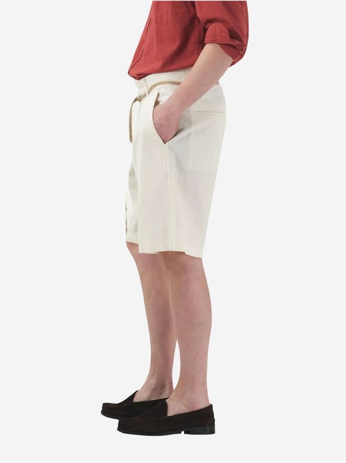 Short tailleur en lin mélangé, coupe décontractée et taille haute giesto - Kiabi Short tailleur en lin mélangé, coupe décontractée et taille haute giesto - Kiabi
