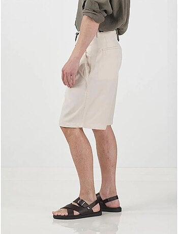 Short tailleur giesto à jambes larges et taille haute en tencel