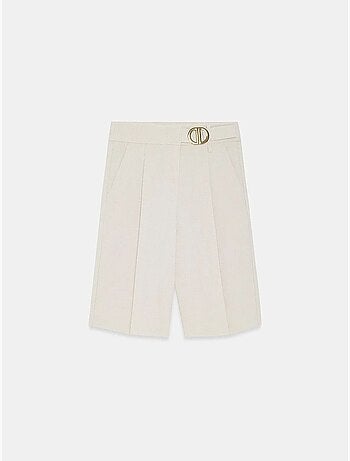 Short tailleur taille haute à jambe large dilvin