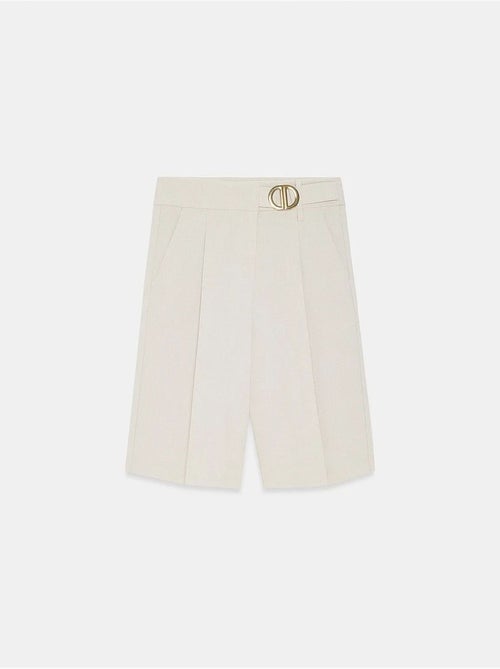 Short tailleur taille haute à jambe large dilvin - Kiabi Short tailleur taille haute à jambe large dilvin - Kiabi