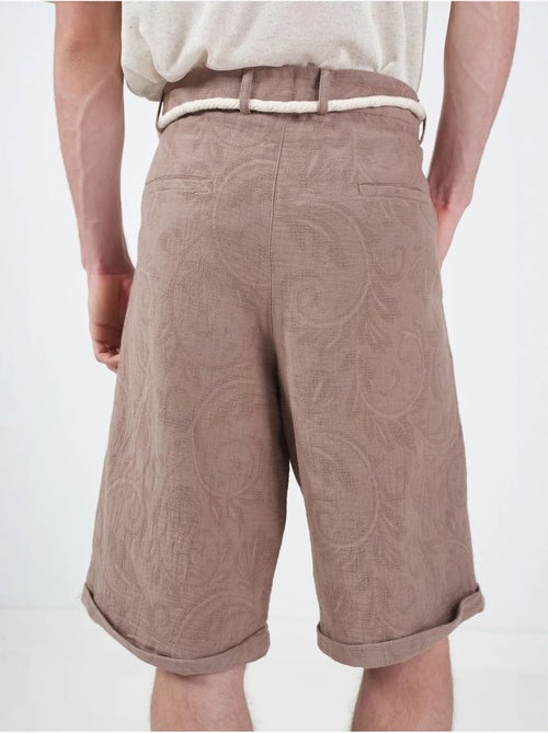 Short texturé taille mi-haute jambes larges giesto - Kiabi Short texturé taille mi-haute jambes larges giesto - Kiabi