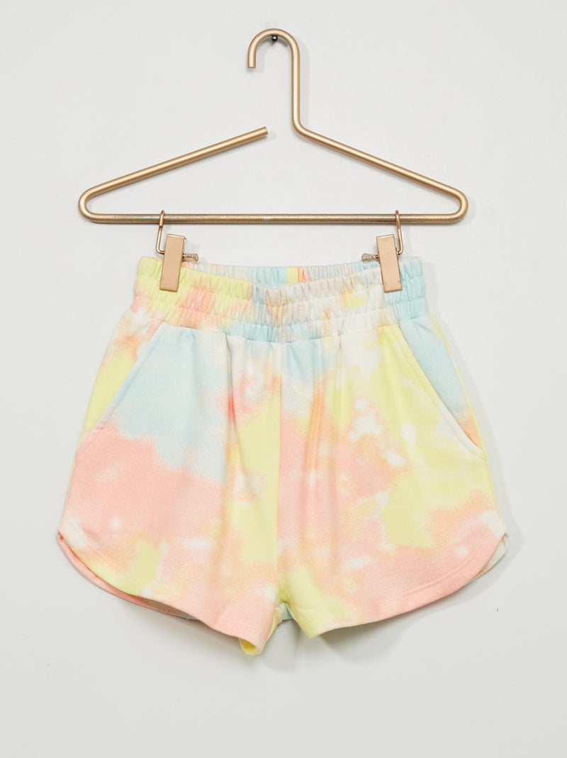 Short tie and dye en molleton Rose - Kiabi