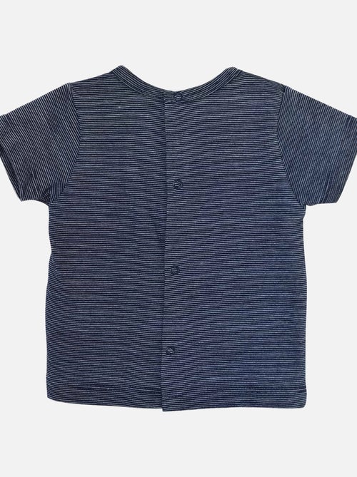 SHORT TOILE BLANC ET T-SHIRT - Kiabi