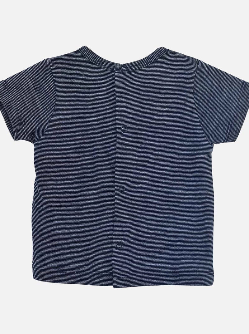 SHORT TOILE BLANC ET T-SHIRT Blanc - Kiabi