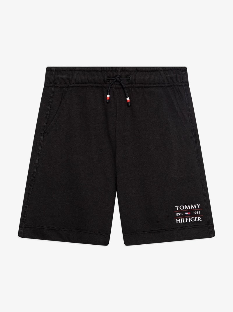 Short Tommy Hilfiger Flag Noir - Kiabi