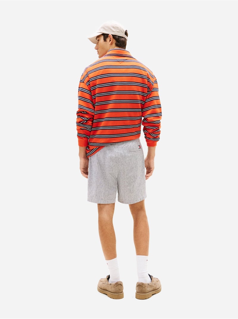 Short Tommy jeans à rayures Bleu foncé - Kiabi