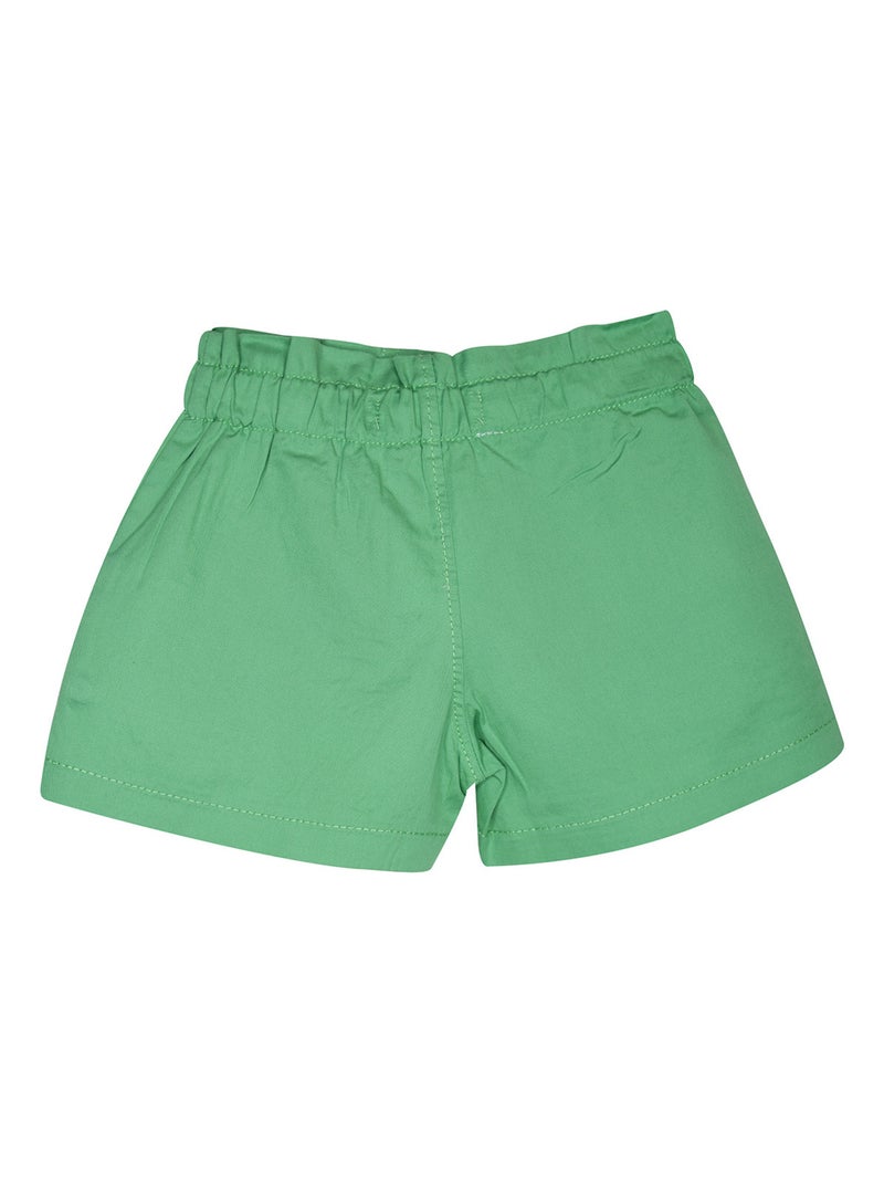 SHORT TWILL ETHEL Vert - Kiabi