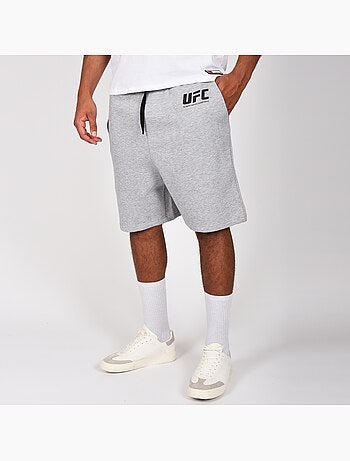 Short UFC homme gris training mma fitness