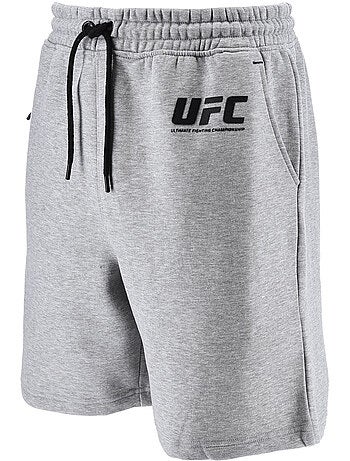 Short UFC homme gris training mma fitness
