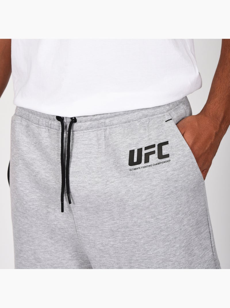 Short UFC homme gris training mma fitness Noir - Kiabi