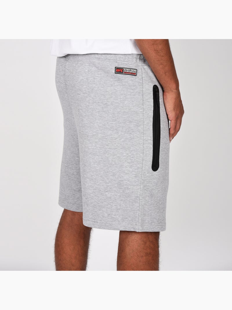 Short UFC homme gris training mma fitness Noir - Kiabi