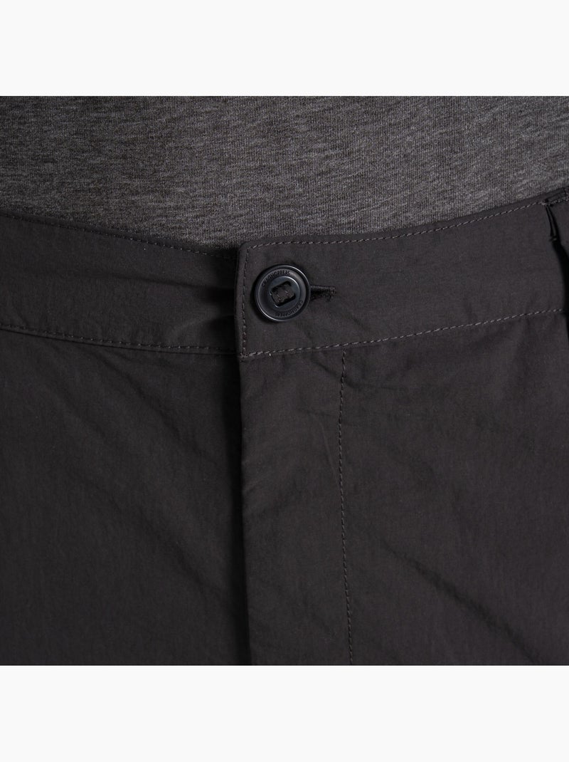 Short uni à poches et taille semi-élastiquée - craghoppers Noir - Kiabi