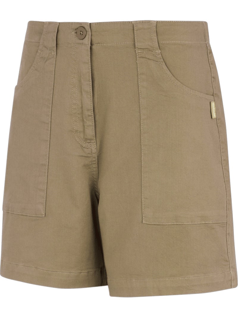 Short uni à taille semi-élastiquée liza - regatta Beige foncé - Kiabi