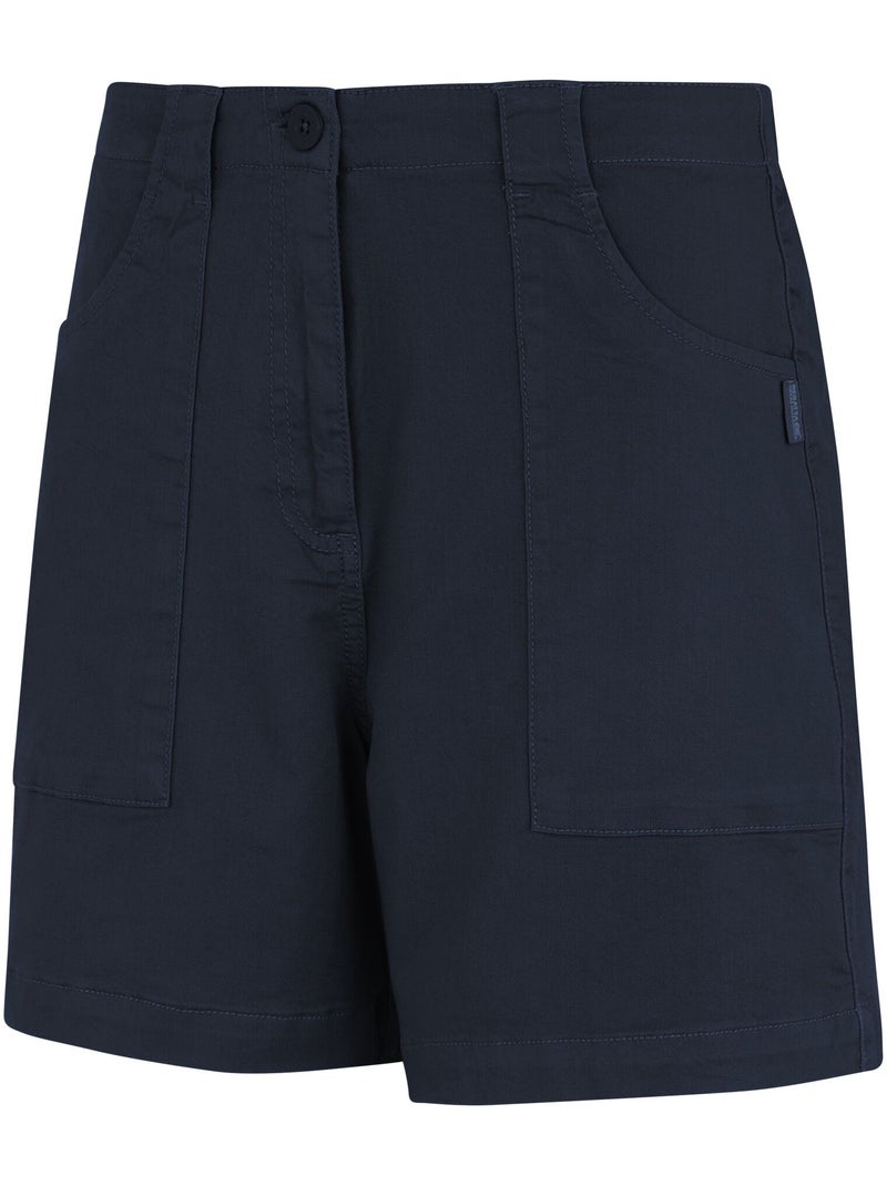 Short uni à taille semi-élastiquée liza - regatta Bleu marine - Kiabi