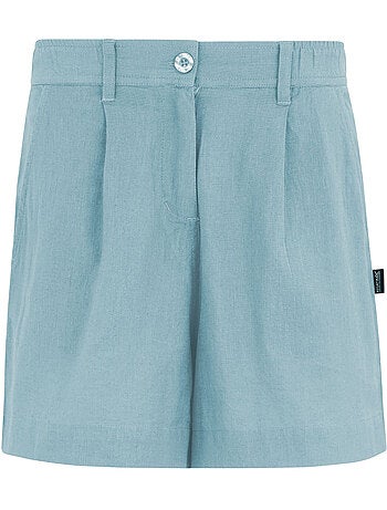 Short uni à taille semi-élastiquée sabelle - regatta